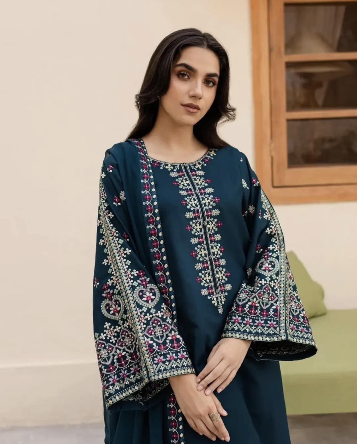 MASHAL LAWN EMB 3PC