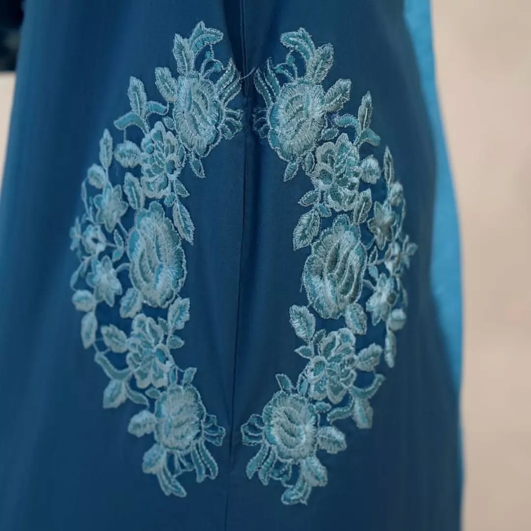 ELLA EMBROIDERY STICHED 2PC