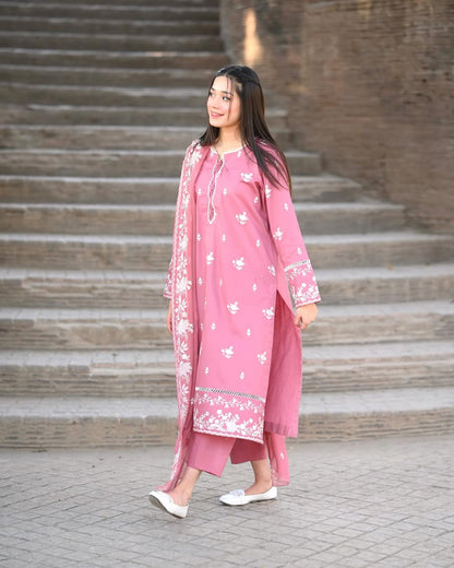 NAZNEEN EMBROIDERY 3PC