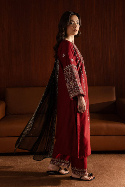 ROYAL PRET 3PC - Embroidered Lawn Dress