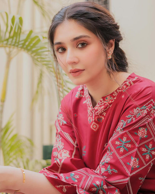 DUA LAWN EMB CORD SETS ( FARSHI SHALWAR)